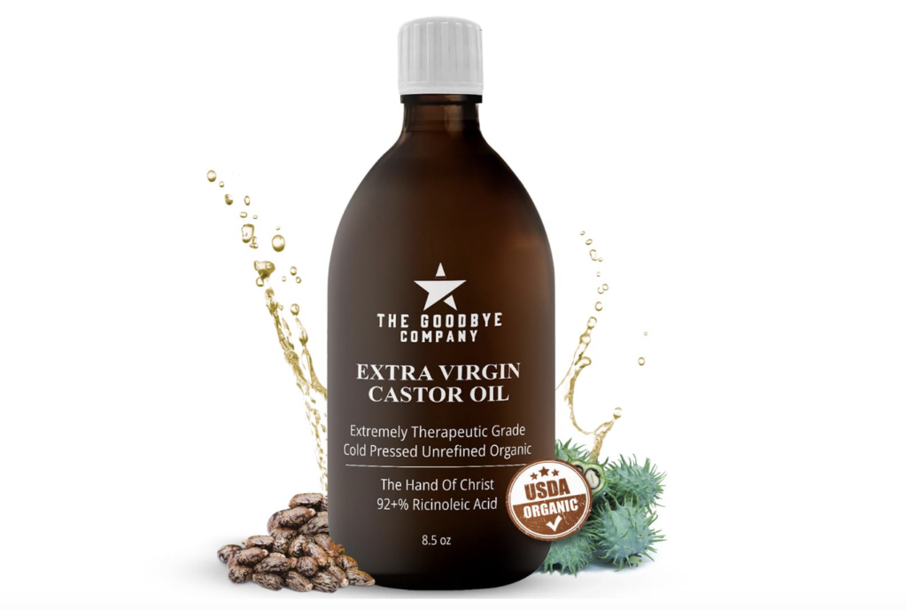 cold pressed extra virgin castor oil from the goodbye company, cool gifts under $50